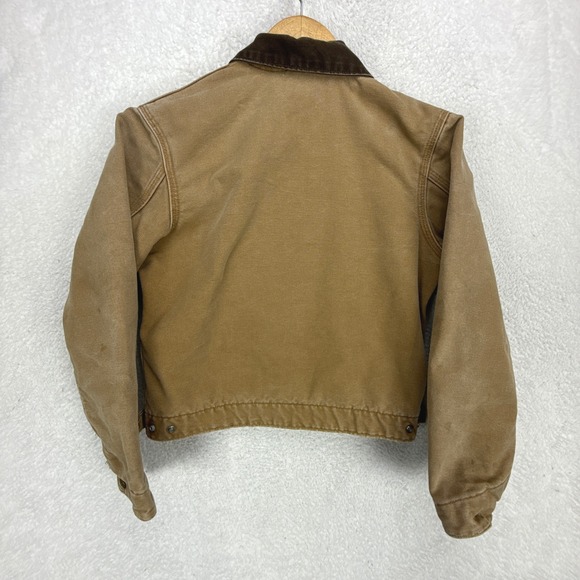 Carhartt Detroit Jacket Sherpa Lined Youth Large (10/12) YYJ97 BRN Brown - Picture 2 of 15